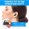 1pair New Soft Reusable 3 Layer Ear Plugs For Sleep Silicone Noise Cancelling Hearing Protection Ear Plugs for Sleep
