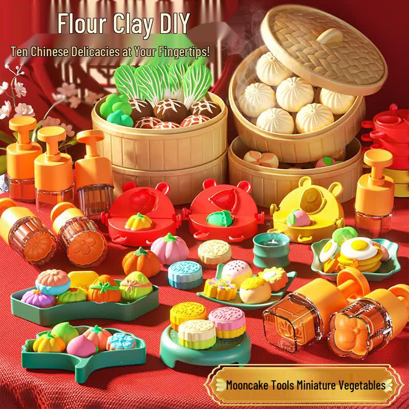 Yimi Non-Toxic Playdough & Clay Art Set for Kids