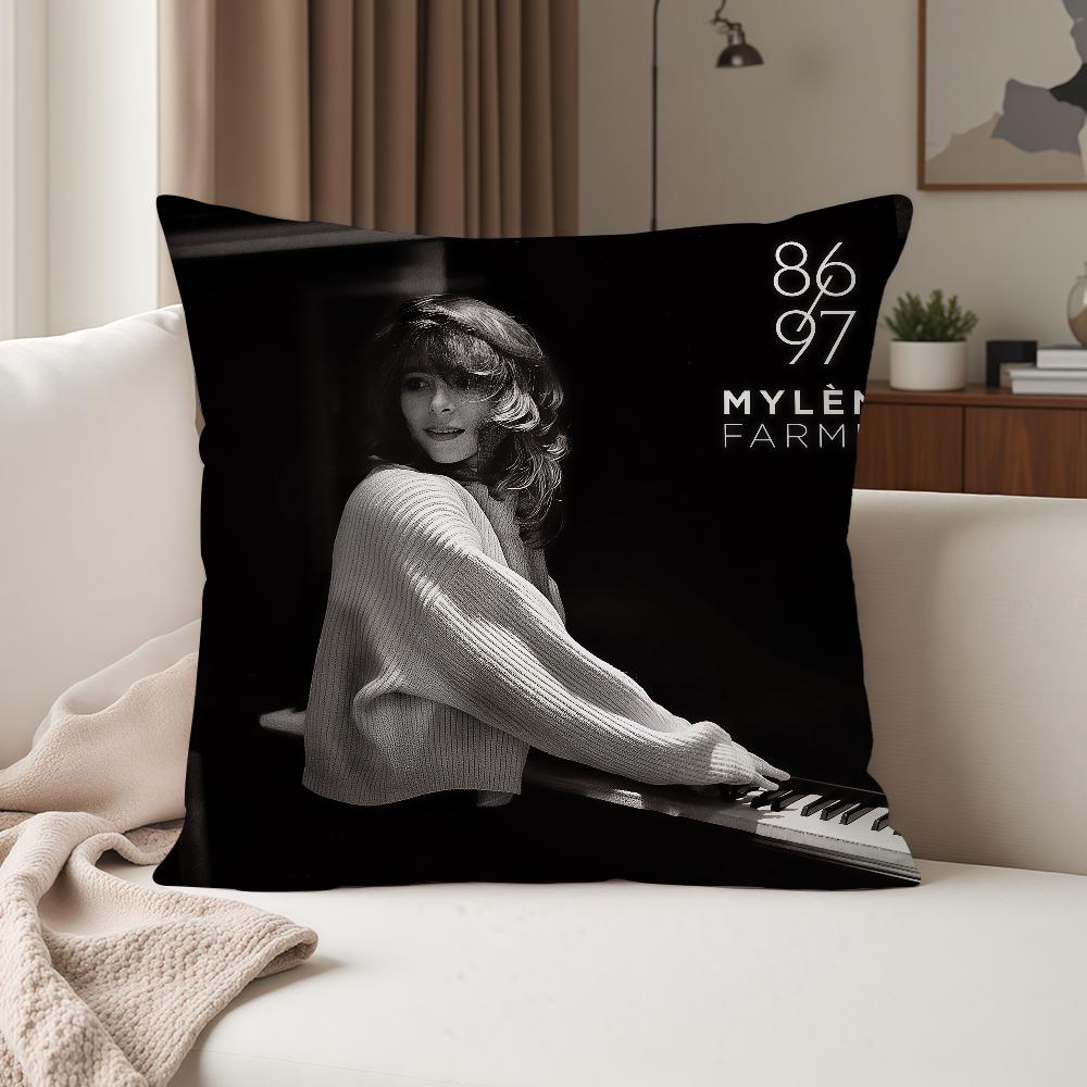 Singer MMylene Farmer Pillow Case Suitable For Bedrooms Living Rooms Cars Home Decoration