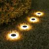 Waterproof Solar Ground Lamp LED Solar Powered Light Decorative Solar Lawn Lamp  Deck
