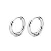 1 Paire Boucles d'Oreilles Créoles en Acier Inoxydable Femmes Hommes Couleur Or Petites Boucles d'Oreilles Bijoux Fille Pendientes Mujer Aretes Piercing Cartilage