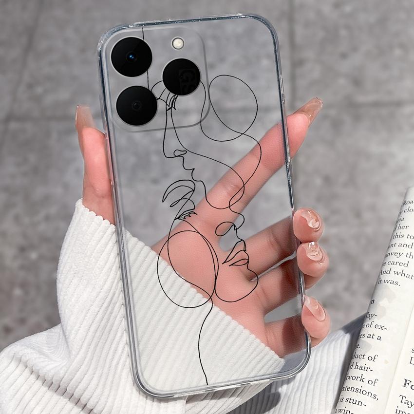 Pouzdro na telefon se vzorem čínského draka pro Realme 15T 14T 14X 15 13 12 11 10 C71 C61 P1 Měkké kryty Průhledné silikonové nárazuvzdorné pouzdro pro Realme Casing
