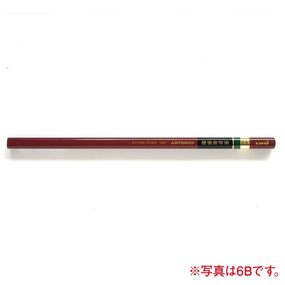 Mitsubishi Pencil Calligrafia Triangolare 12 Matite per UKS3K4B Matite, Matite a Punta Dura, Forma, 4B, Confezione,