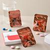 Travel Medicine Storage Solution with Reusable Light-proof Zipper Lock Pill Pouch Set