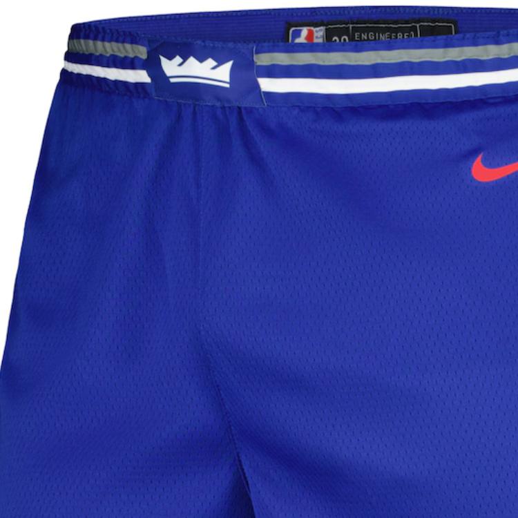 Nike Свінгмен NBA Sacramento Kings 2023/24 Міська версія Модні баскетбольні шорти середньої посадки Чоловічі шорти DX8718-495