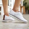 Autumn and winter new retro knitted lace-up flat casual shoes Brock men's shoes lightweight formal street style men's shoes