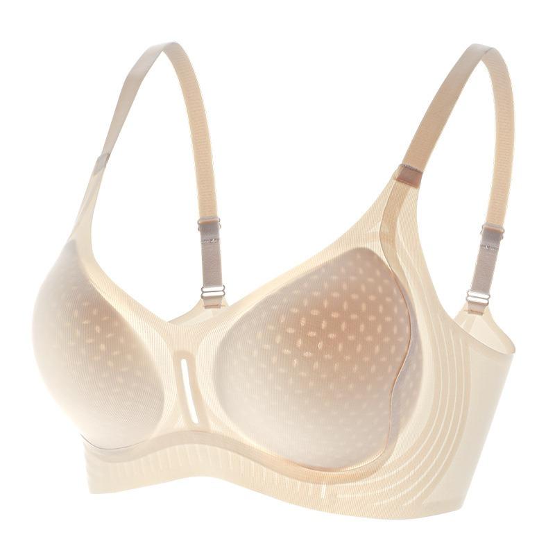 Traceless underwear, women's small breasts gather, soft support, lift and close secondary breasts, anti-sagging hole cup, bra cover.