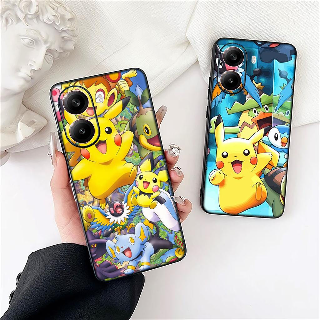 P-Pokemons GO P-Pikachus Mewtwo Phone Case for Samsung Galaxy S25 Edge S24 S23 FE Plus Ultra A16 A15 A55 A57 5G Cover Casing