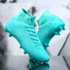 New Professional Sports High Top Football Shoes Artificial Grass Leather Youth Students Training Soccer Shoes for Men And Women