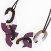 Hermes Lacquer Necklace Buffalo Horn 36g Women Used