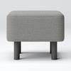 MUJI Sofa Bench Cotton Heather KB4RQA2A Cover, Canvas, Gray,