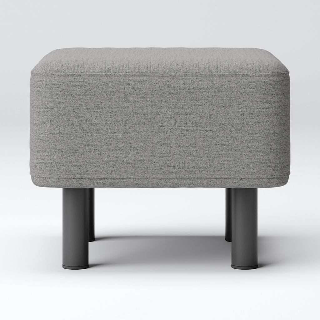 MUJI Sofa Bench Cotton Heather KB4RQA2A Cover, Canvas, Gray,