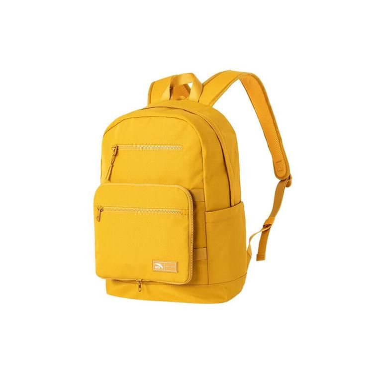 New Anta Life Collection Canvas Backpack Regular Unisex Beeswax Yellow 192238152-3