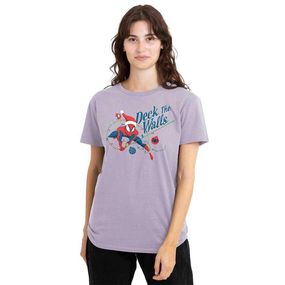 Spider-Man Womens/Ladies Deck The Walls T-Shirt
