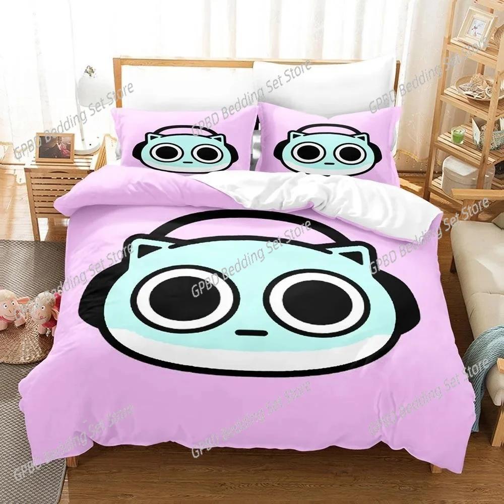 New 3D Print Anime Blue Hamham Bedding Set Bedroom Soft Modern Bedspreads Comefortable Duvet Cover Quilt Cover And Pillowcase