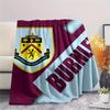 Burnley FC Logo,pattern Flannel Blanket, High Quality Comfortable for All Seasons, Home Decor, Warmth and Comfort, Perfect for Gifts.