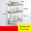 Qianyu Thickened Stainless Steel Bathroom Shelf