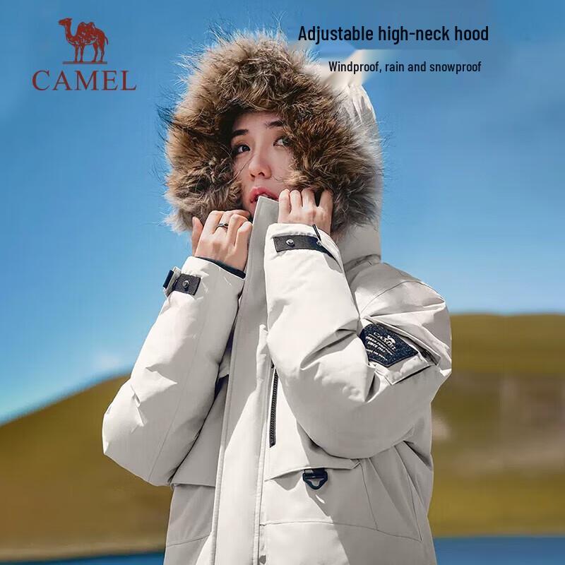 CAMEL Unisex 3-Proof Duck Down Jacket A13CAPN133