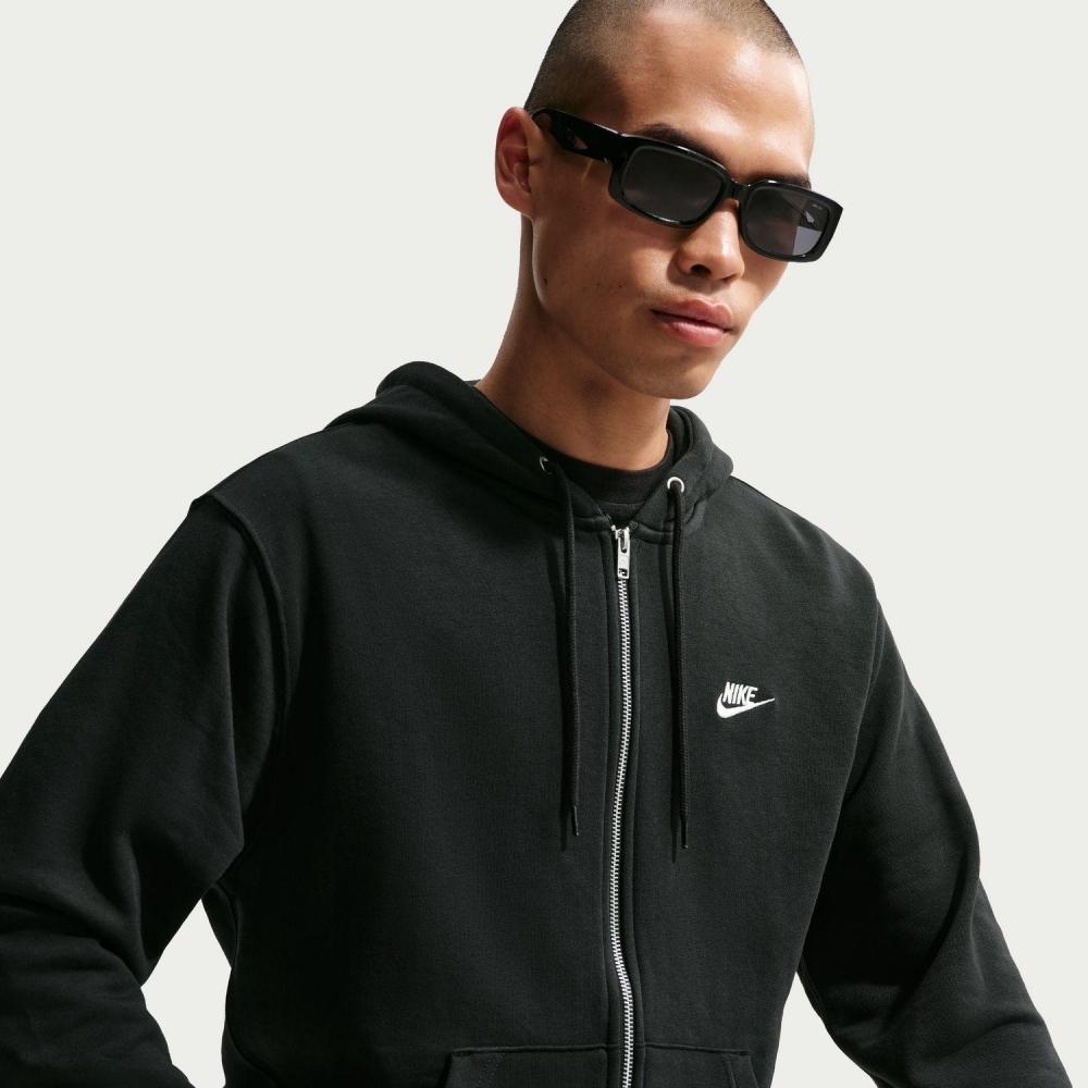 Nike M Club Ft Fz Hdy Fb If0675 010черный Парус S