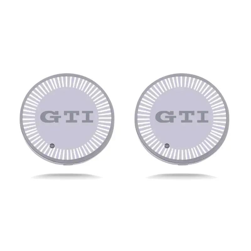 2026 Hot VOLKSWAGEN Car LED Luminous Water Cup Holder Mat For Volkswagen VW GTI Rline Golf Passat Jetta Touareg Tiguan Polo CC V