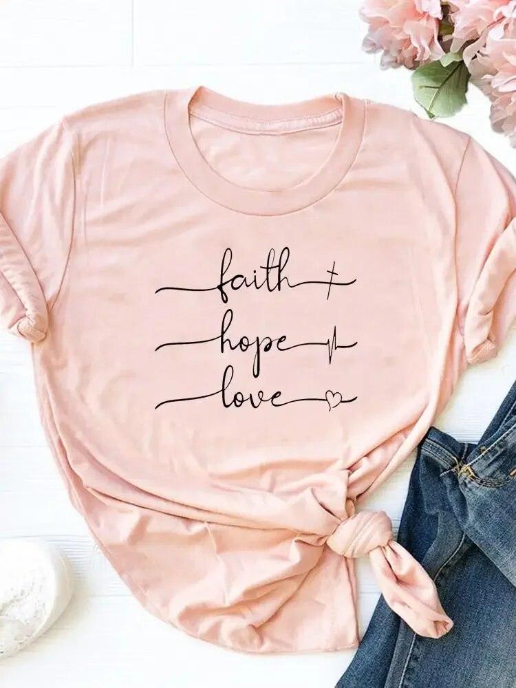 Clothes Ladies Summer T Clothing Print Fashion Casual T-shirts Letter 90s Trend Cute Short Sleeve Women FeUnisex Graphic Tee