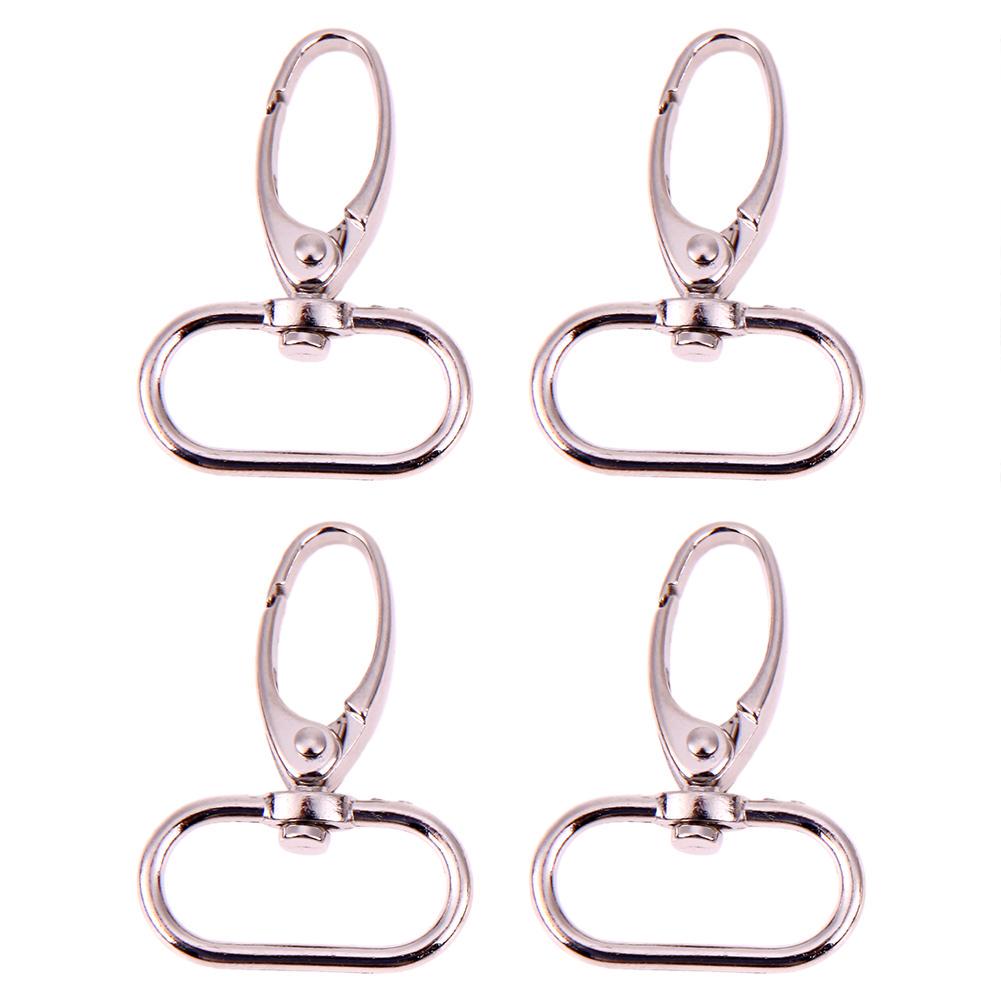 

4 Stück Retro-Stil Antik-Silber-Finish Gepäck Tasche Hummer Verschlüsse (30мм) D