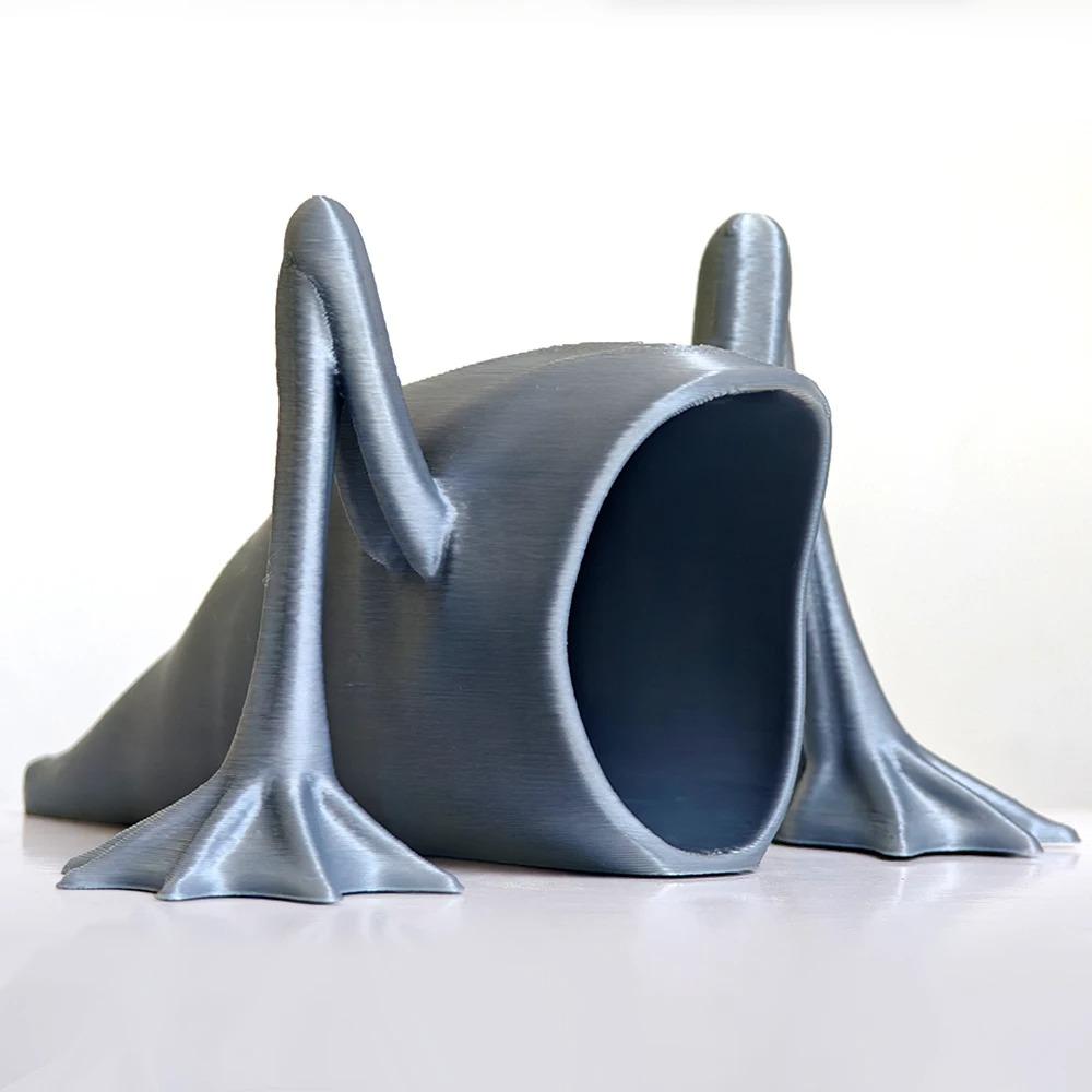 Mostro Marino Bloop Stampa 3D Flessibile Articolato Giocattolo Fidget – Mangiaterra Creatura degli Abissi Collezionabile, Giocattolo da Scrivania per Alleviare lo Stress