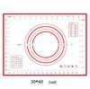 70x50cm Oversized Silicone Kneading and Rolling Mat, Heat-Resistant Non-Stick Baking Tool & Dough Mat
