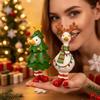 Vibrant Colors Xmas Tabletop Ornament Durable Resin Animal Statue  Cozy Apartment