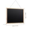 Wooden Hanging Chalkboard Sign Single Sided Erasable Message Board Rustic Wall Mounted Decorative Chalk Board for Kitchen