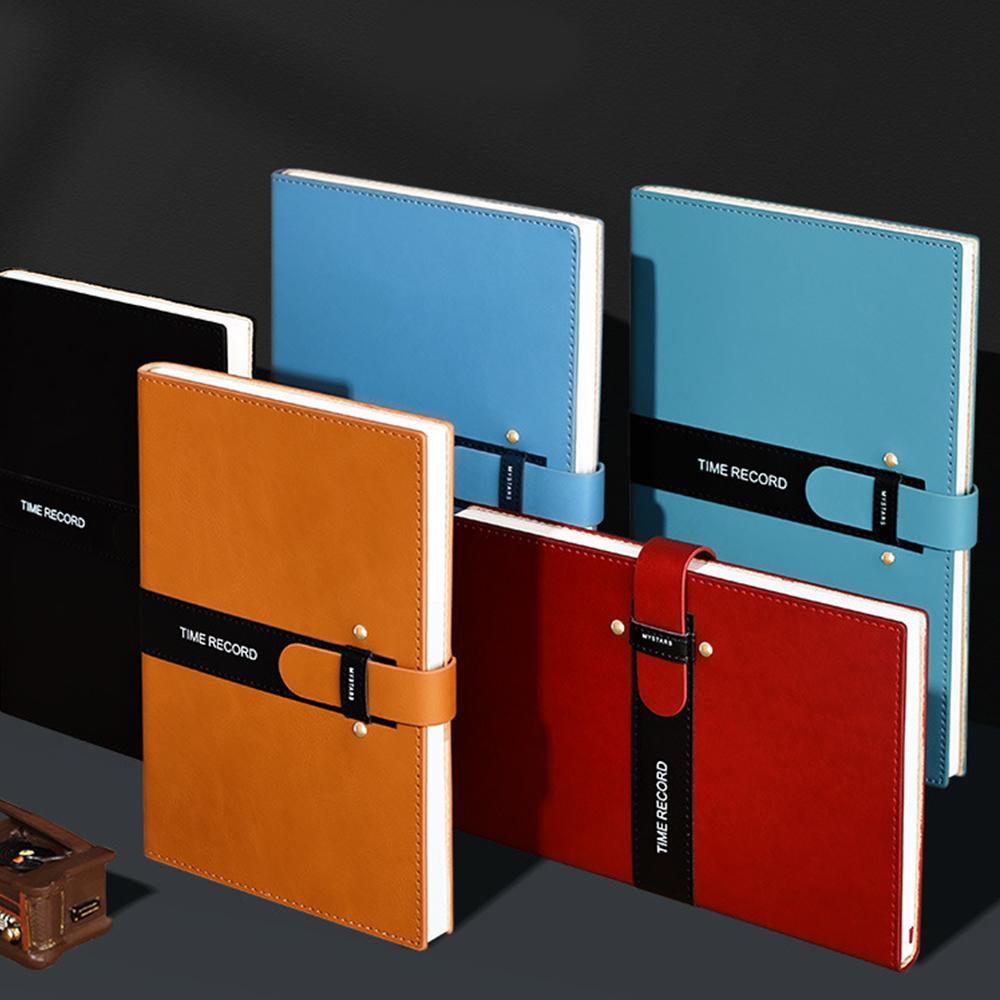 (Kostenlose Logogravur) B5-Business-Notizbuch mit Schnalle, Notizblock für Studenten, Tagebuch, Besprechungsprotokolle für die Arbeit, Notizbuch für Themen