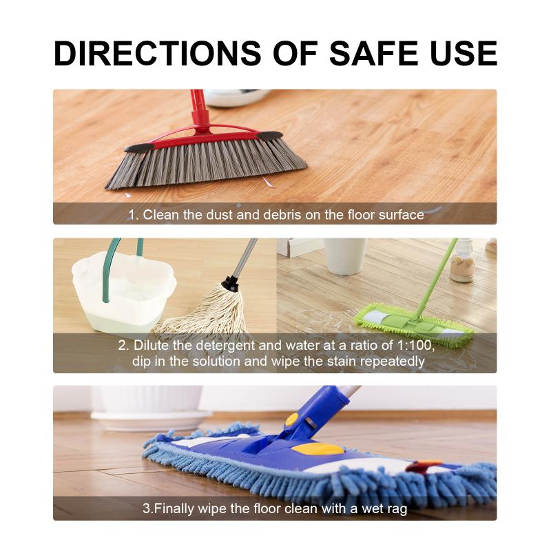Jakehoe Multi-Purpose Floor Cleaner Household Wooden Floor Brighten Polish Stain Remover Fresh Scent Cleanser