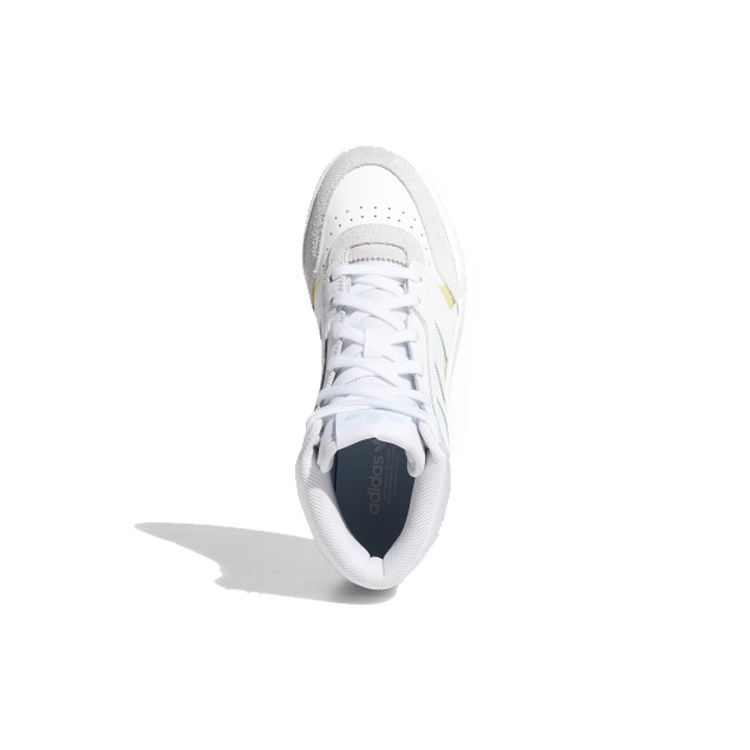Adidas Originals Drop Step High-Top Skate Shoes Women Sneakers White Gray Blue EF7150