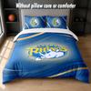 Leeds Rhinos Design Set Biancheria da Letto 1 Copripiumino + 2 Federe Morbido Traspirante Biancheria da Letto per la Casa