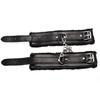 Couple Bondage Faux Leather Plush Cuffs Chain Adult Sex Game Restraint Handcuffs