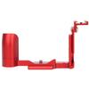 Metal Base Hot Shoe L Quick Release Plate Mirrorless Camera Accessory for Canon EOSM6(Red )