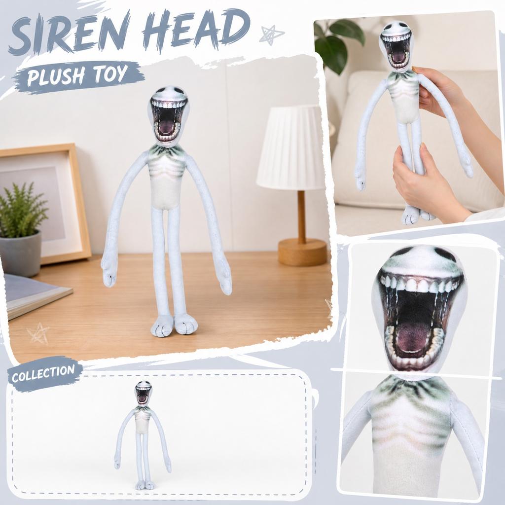 Gruseliges Großes Maul Plüschtier - Lustige Stofftierpuppe für Halloween und Geschenke