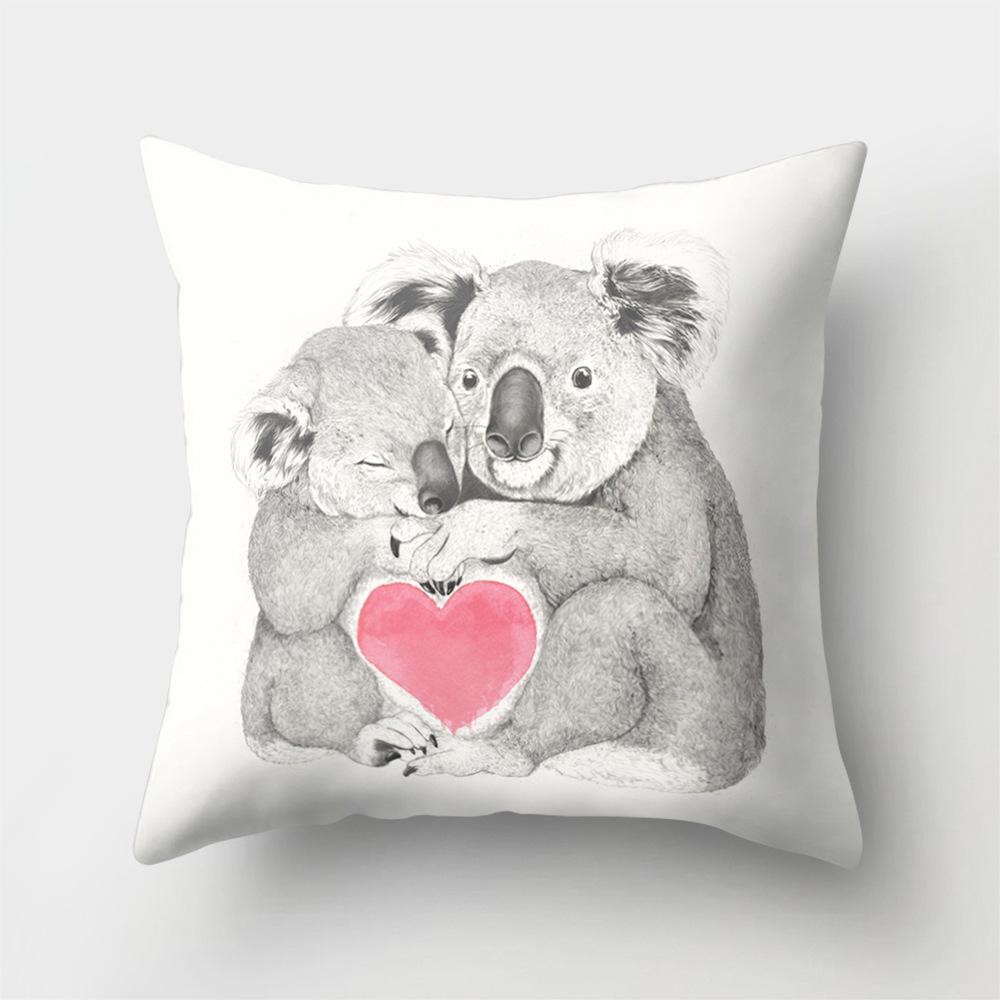 Office Pillow Cartoon Pattern Creative Home Polyester Yiwu Pillow Car Waist Pillow