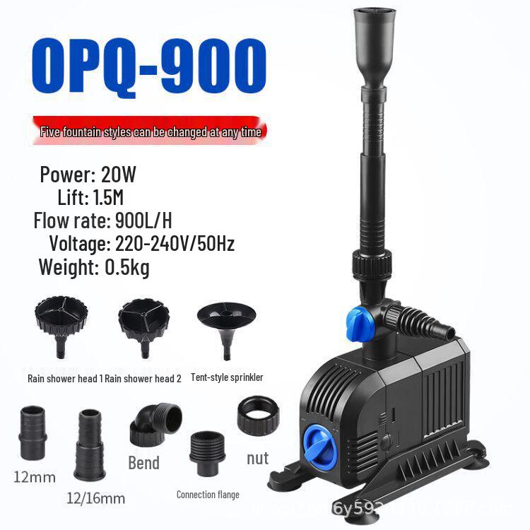Oubai Silent Pond & Aquarium Pump for Circulation, Filtration, and Oxygenation