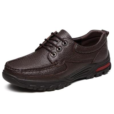 Plus Size Genuine Cow Leather Men Shoes Casual Business Oxfords Shoes For Men Flats Shoes Winter Moccasins Man Shoes