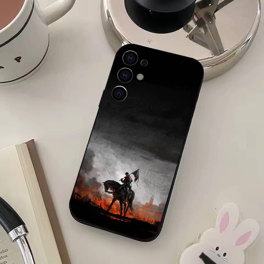 Game KCD K-Kingdom C-Come D-Deliverance 2 Phone Case For Samsung S25,S24,S21,S22,S23,S30,Ultra,S20,Plus,Fe,Lite,Soft Black Cover