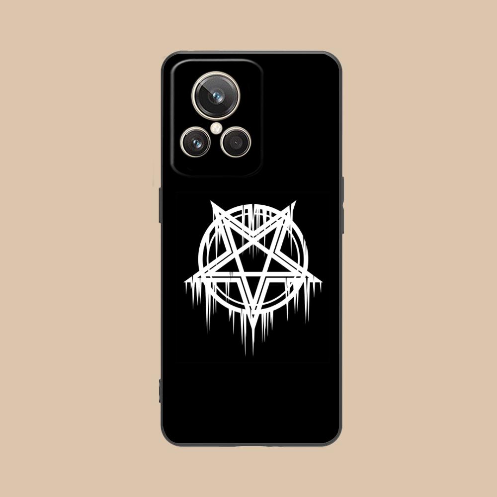 

Aesthetic Pentagram Phone Case for Realme 15 14 13 12 11 10 9 Pro Plus T i Lite 5G Soft TPU Shockproof Cover realme 9i 5G