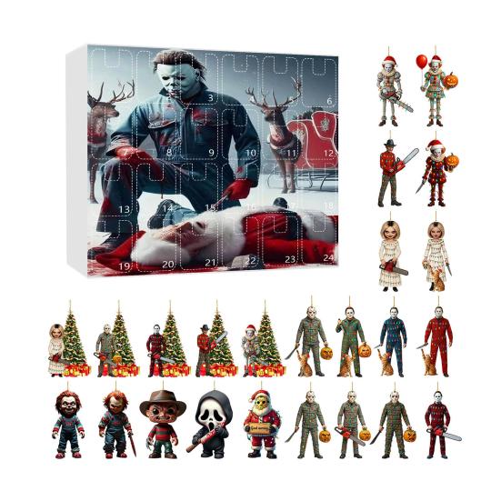 Advent Calendar 2025 24-Day Countdown Calendar with Collectible Acrylic Charms