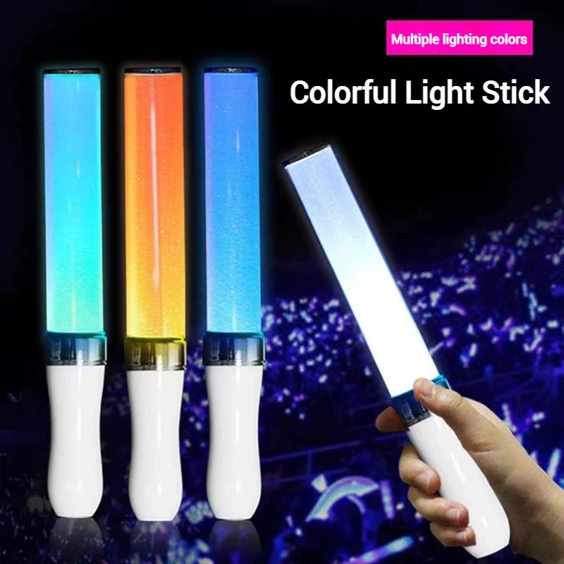 1/5Pcs Glow Sticks with Hook Luminous Fluorescence Light Up Glow in The Dark Club Bar Concert Party Light Sticks Party Props