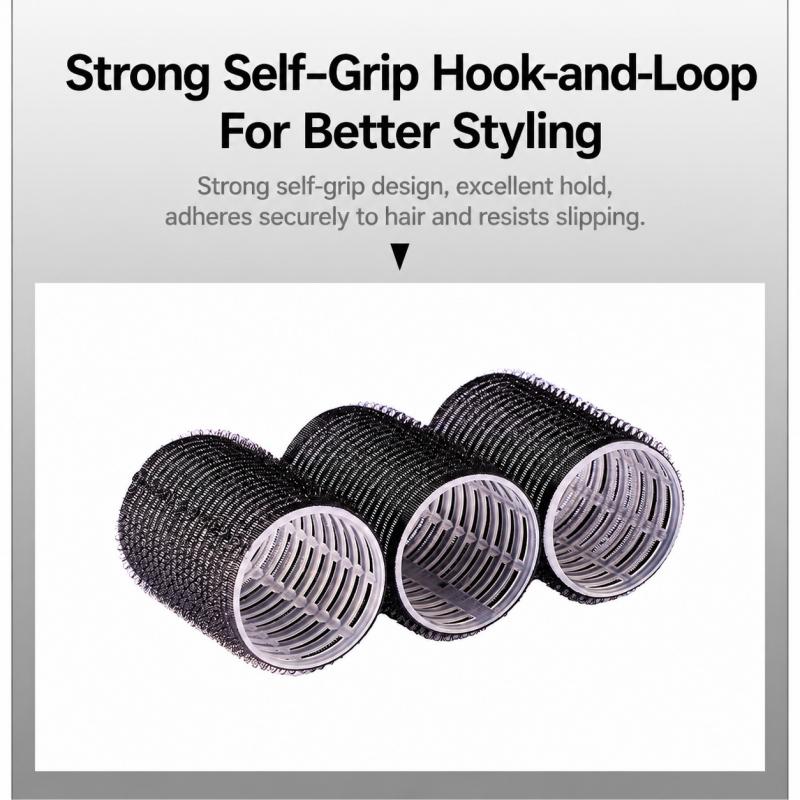 Self Grip Hair Rollers With Duckbill Clips For Bangs And Root Volume, Reusable Curling Tools For Daily Home Hair Styling