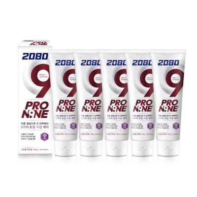 2080 Pro9 Toothpaste Strong Mint 130g (5-Pack)