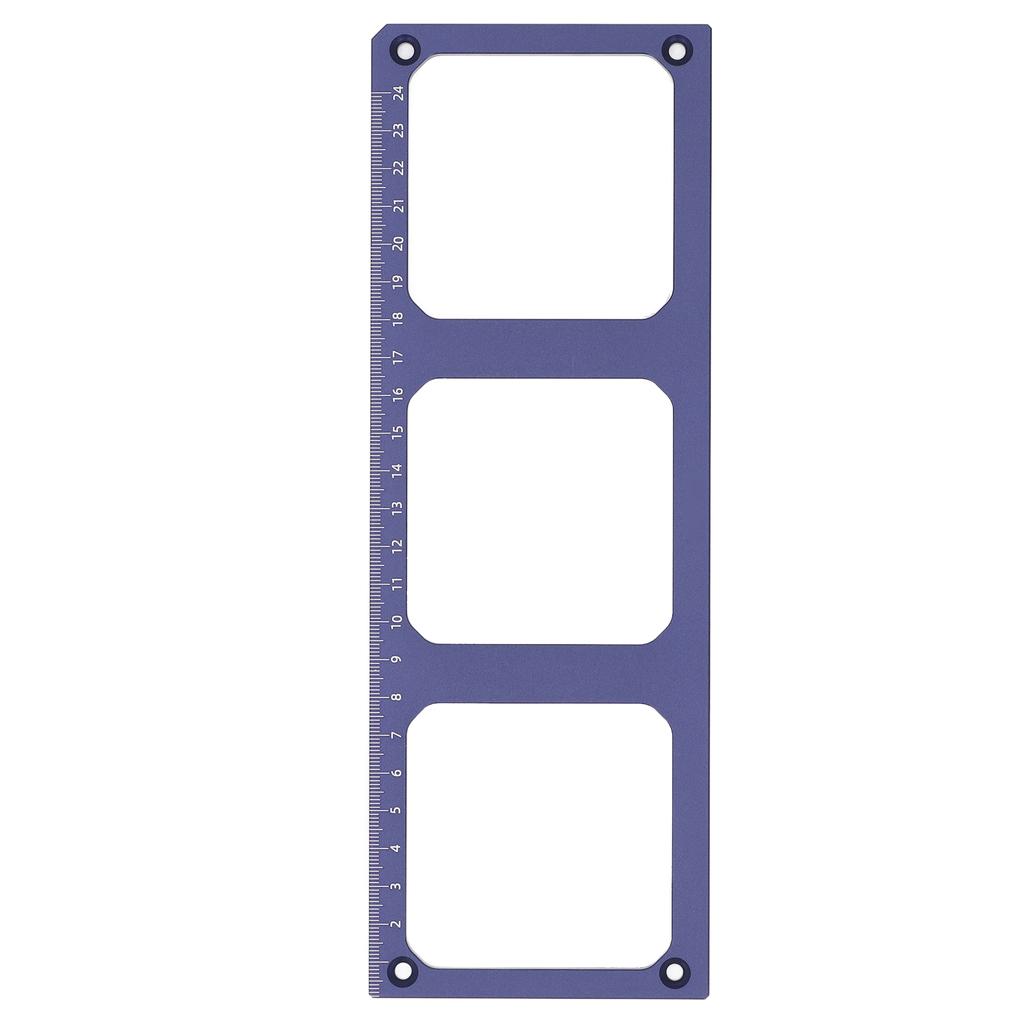 86 Switch Socket Opening Template 3 Holes Aluminium Alloy Accurate Switches Socket Hole Opening Temp