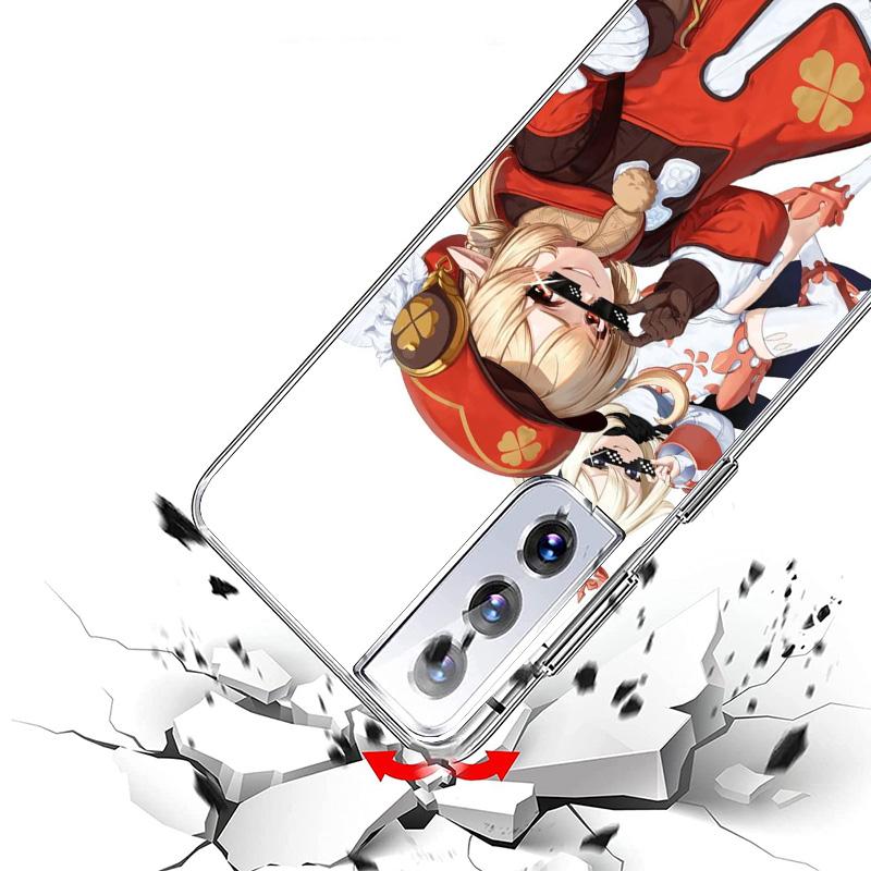 Genshin Impact Klee Phone Case For Samsung Galaxy S24 S25 Edge S26 Ultra S23 S22 S21 Plus S20 FE + Personalized Print Cover Gala