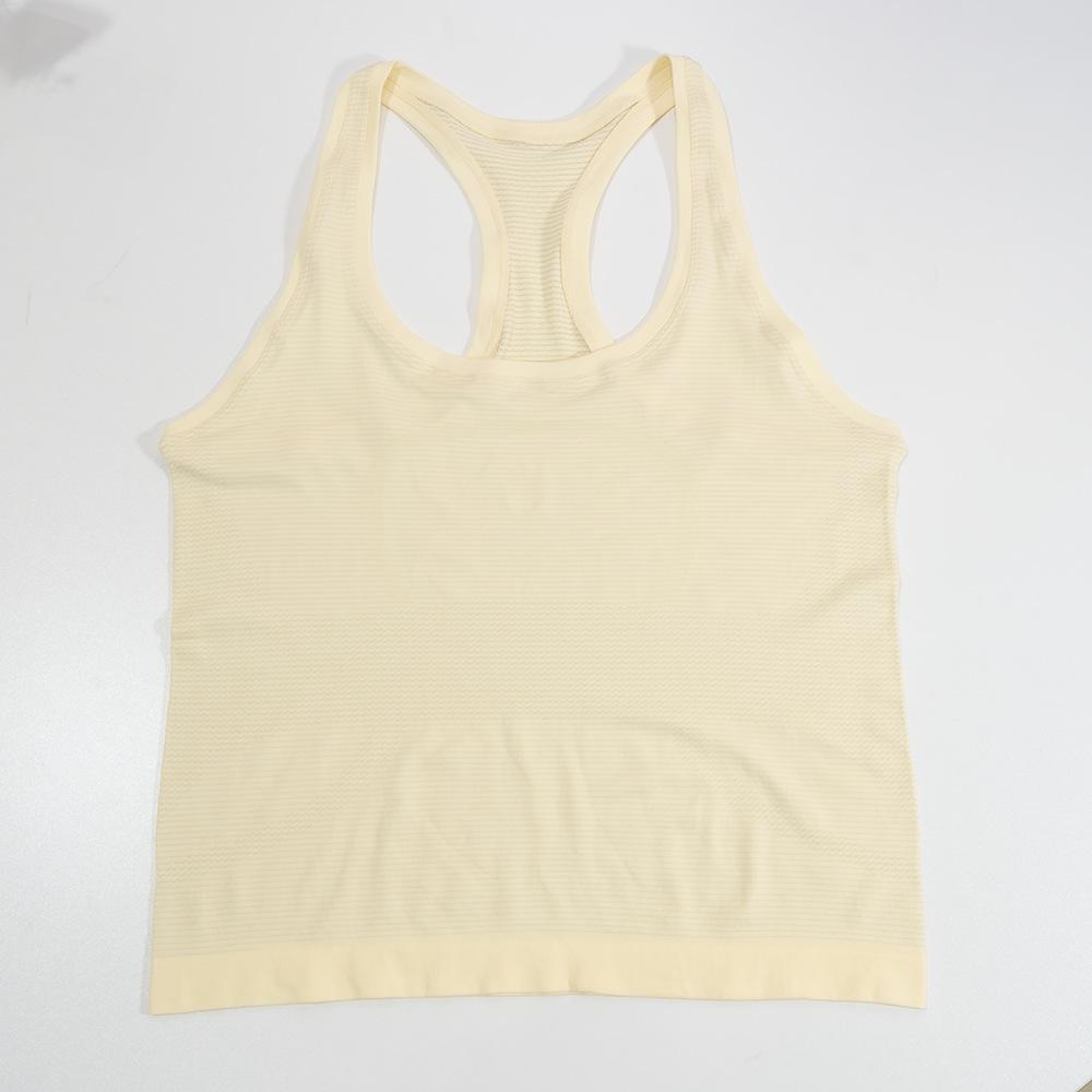 High-Elastic Seamless Women's Sleeveless Quick-Dry Breathable Fitness Yoga Vest