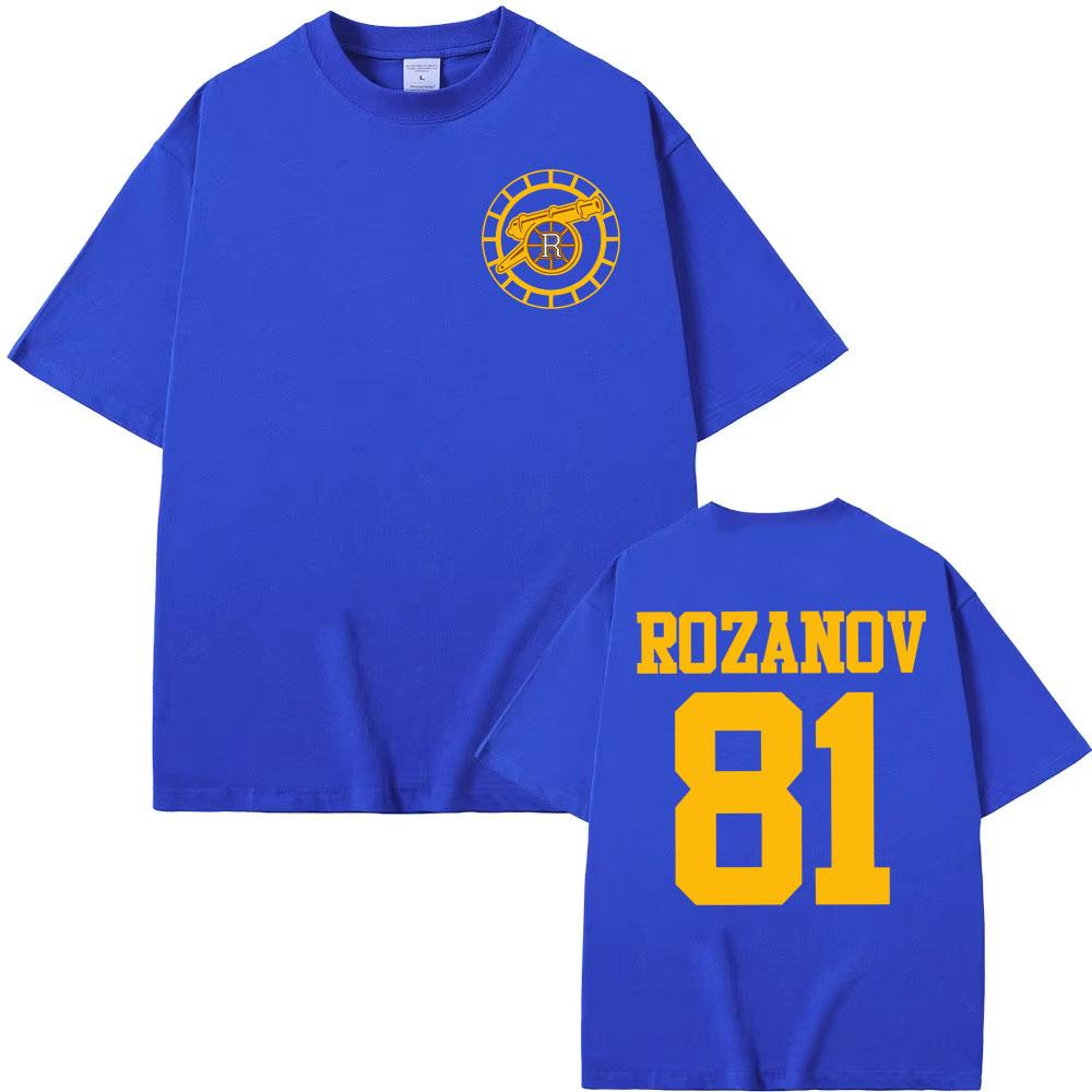 Heated Rivalry Ilya Rozanov 81Boston Raiders T Shirt Men Women Fashion Trend Hip Hop T Shirts Summer Casual Fleece Tshirt Tops